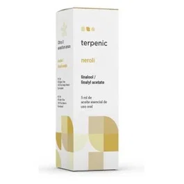 TERPENIC Aceite Esencial de Neroli (Citrus aurantium) 100% Puro Alimentario - 5 ml - Origen Egipto