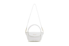 Vince Camuto Bolso Como - White Blanco Piel de Polivinilo 19x15x9 cm