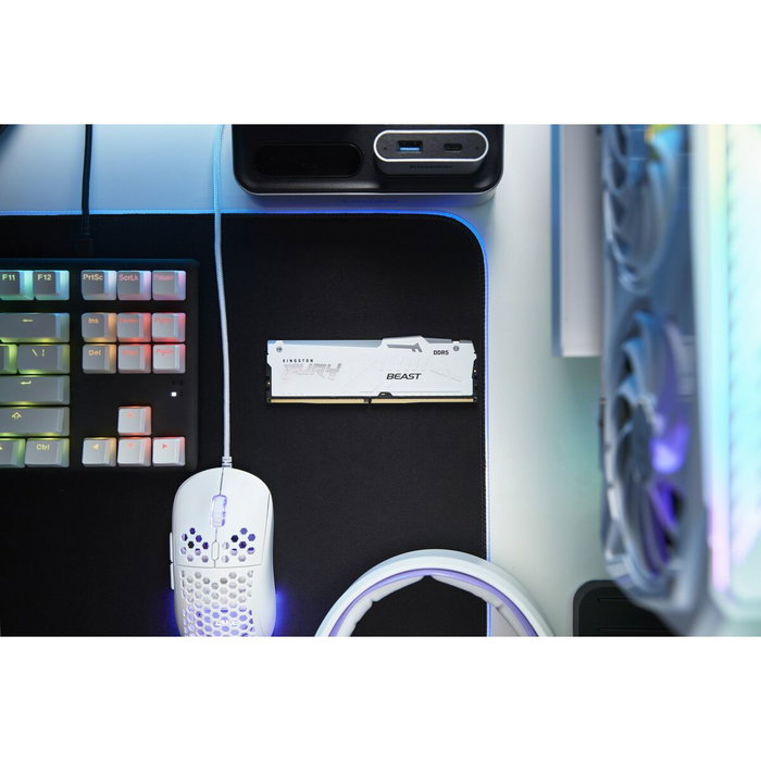 Kingston FURY Beast 32 GB DDR5 6000 MT/s CL36 DIMM Blanco RGB EXPO Kingston FURY Beast 32 GB DDR5 6000 MT/s CL36 DIMM Blanco RGB EXPO