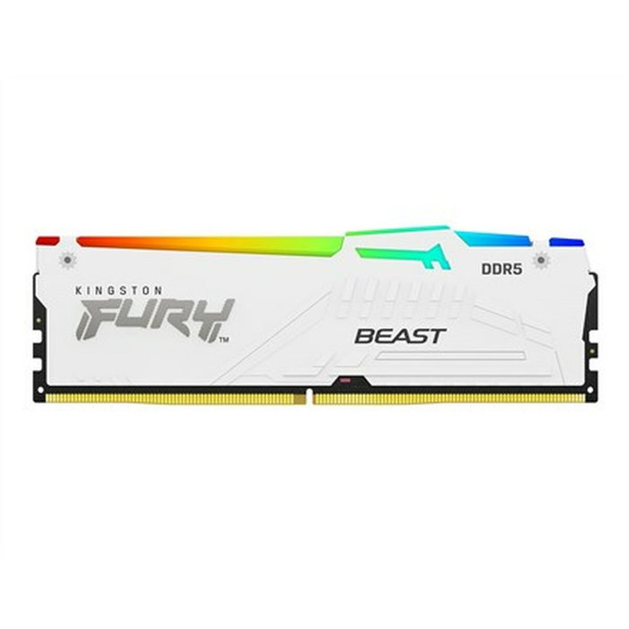 Kingston FURY Beast 32 GB DDR5 6000 MT/s CL36 DIMM Blanco RGB EXPO Kingston FURY Beast 32 GB DDR5 6000 MT/s CL36 DIMM Blanco RGB EXPO
