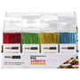 Pick and Drink Juego de 100 Palillos Aperitivo 9 cm Colores Surtidos Transparentes