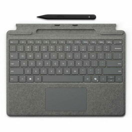 Microsoft Teclado Mecánico Signature para Surface Pro 11/8/9 QWERTY Español - Incluye Surface Slim Pen 2 - Color Platino
