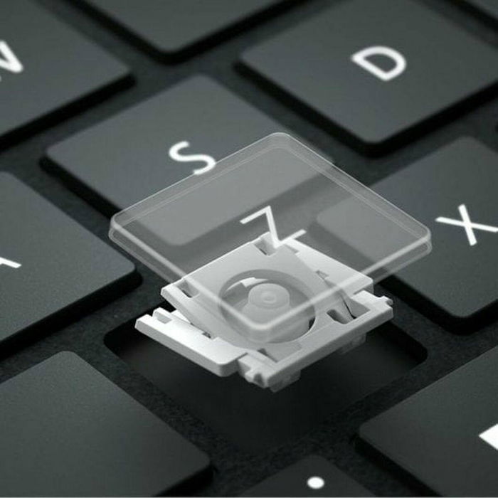 Microsoft Teclado Mecánico Signature para Surface Pro 11/8/9 QWERTY Español - Incluye Surface Slim Pen 2 - Color Platino