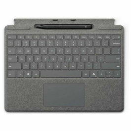 Microsoft Teclado Surface Pro + Slim Pen 2 Platino QWERTY español