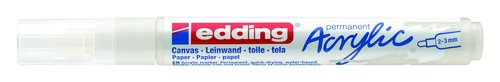 EDDING Marcador Acrylic 5100 Cónico 2-3 mm Blanco (Set de 10)</h1> EDDING Marcador Acrylic 5100 Cónico 2-3 mm Blanco (Set de 10)</h1>