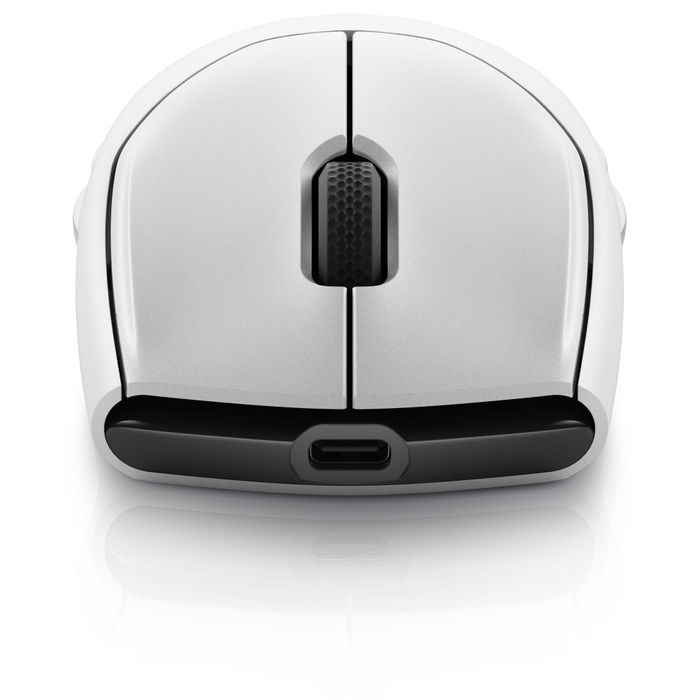 Alienware AW720M Ratón Gaming Inalámbrico Tri-Mode, 26.000 DPI, 8 Botones Programables, RGB, Diseño Ambidiestro, Lunar Light