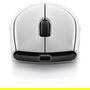 Alienware AW720M Ratón Gaming Inalámbrico Tri-Mode, 26.000 DPI, 8 Botones Programables, RGB, Diseño Ambidiestro, Lunar Light