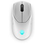 Alienware Tri-Mode Wireless Gaming Mouse AW720M Lunar Light 26000 DPI Óptico Bluetooth