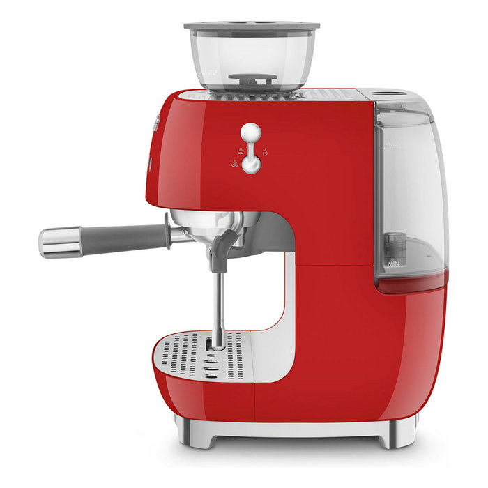 Smeg EGF03RDEU Máquina de Café Espresso 50s Style, Automática, 2.4L, Rojo