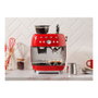 Smeg EGF03RDEU Máquina de Café Espresso 50s Style, Automática, 2.4L, Rojo