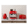 Smeg EGF03RDEU Máquina de Café Espresso 50s Style, Automática, 2.4L, Rojo