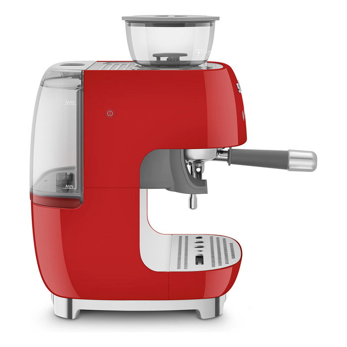 Smeg EGF03RDEU Máquina de Café Espresso 50s Style, Automática, 2.4L, Rojo