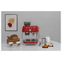 Smeg EGF03RDEU Máquina de Café Espresso 50s Style, Automática, 2.4L, Rojo