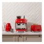 Smeg EGF03RDEU Máquina de Café Espresso 50s Style, Automática, 2.4L, Rojo