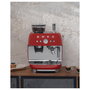 Smeg EGF03RDEU Máquina de Café Espresso 50s Style, Automática, 2.4L, Rojo