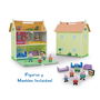Deqube Peppa Pig Casa De Madera Portatil Con 4 Personajes Flexibles 36x39cm +2 Años