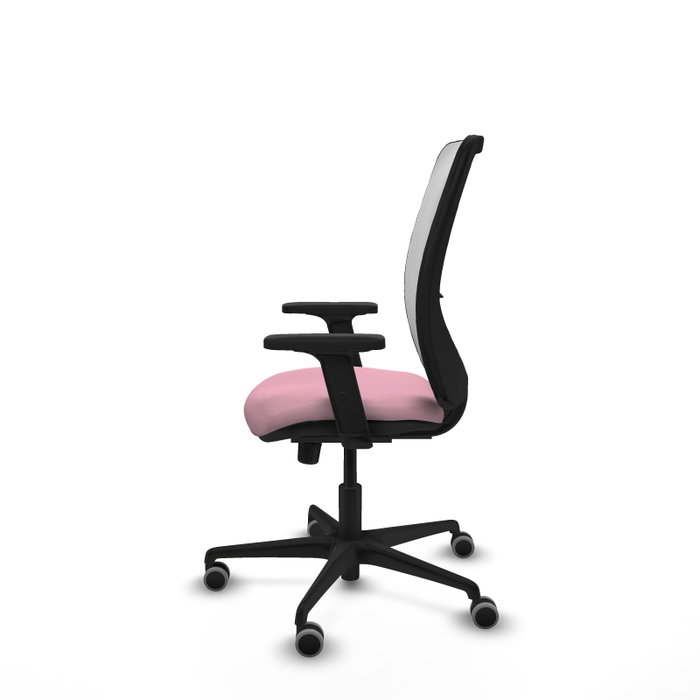 PIQUERAS Y CRESPO Silla de oficina Zulema Rosa y Blanco con mecanismo Sincro PIQUERAS Y CRESPO Silla de oficina Zulema Rosa y Blanco con mecanismo Sincro