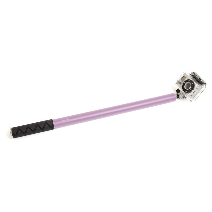 Ultron Alu 200 Selfie-Stick de Aluminio Plegable hasta 2 m, Rosa y Negro