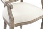 DKD Home Decor Silla Abeto Lino Beige