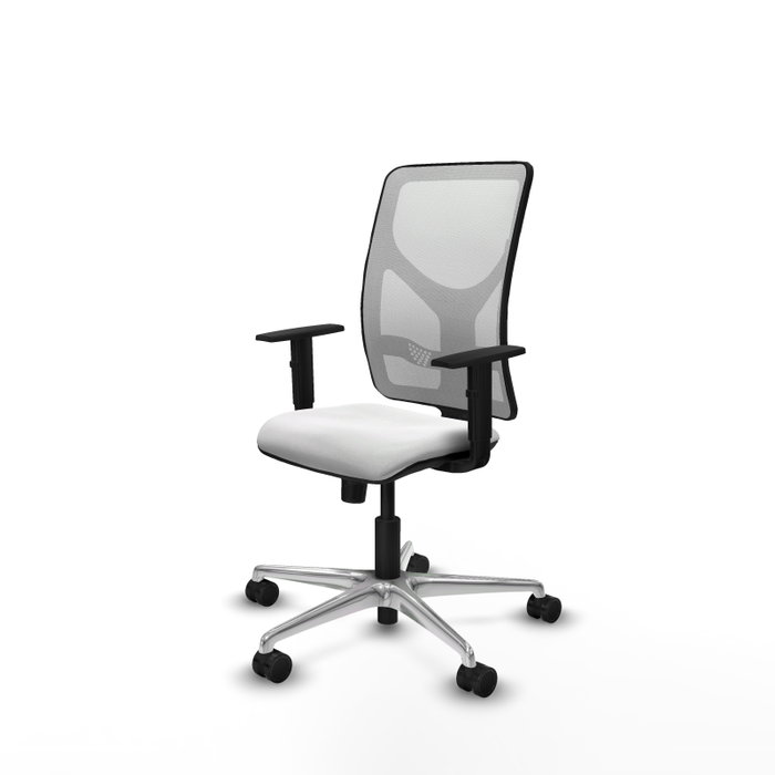 PIQUERAS Y CRESPO Silla de oficina Motilla con mecanismo Sincro, color Blanco PIQUERAS Y CRESPO Silla de oficina Motilla con mecanismo Sincro, color Blanco