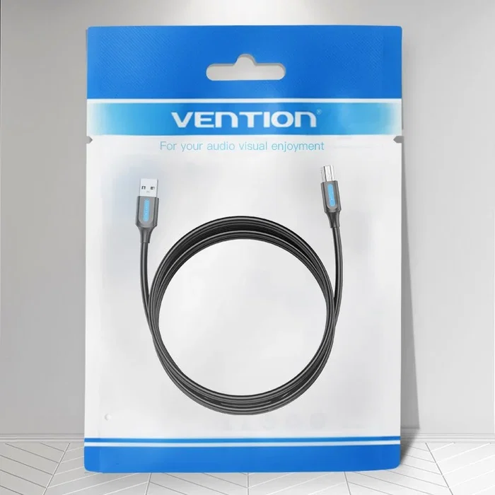 Vention Cable USB 2.0 para Impresora Tipo A a Tipo B Macho, 1.5 m, Negro, COQBG Vention Cable USB 2.0 para Impresora Tipo A a Tipo B Macho, 1.5 m, Negro, COQBG