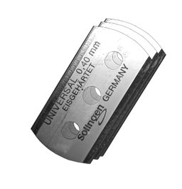 Cuchilla de 3 hojas para rascador vitrocerámica acero inoxidable