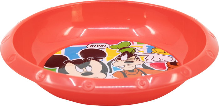 Licensing Cuenco Infantil Mickey Mouse CZ11376 de Plástico Alimentario Reciclable, Libre de BPA, 16.7cm