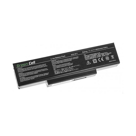 Green Cell Batería para portátil Asus A31-K53 X53S X53T K53E 11.1V 6600mAh