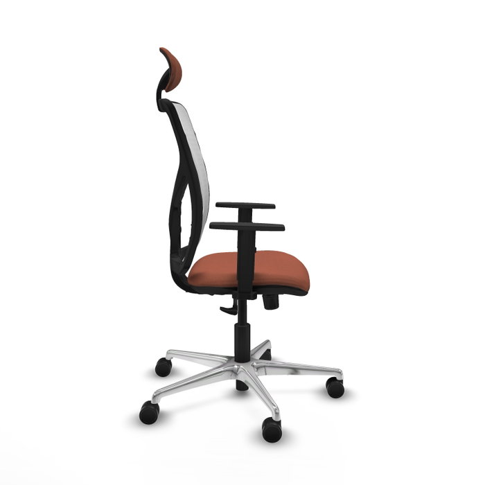 PIQUERAS Y CRESPO Silla de oficina Motilla con mecanismo Sincro Marrón y Blanco PIQUERAS Y CRESPO Silla de oficina Motilla con mecanismo Sincro Marrón y Blanco