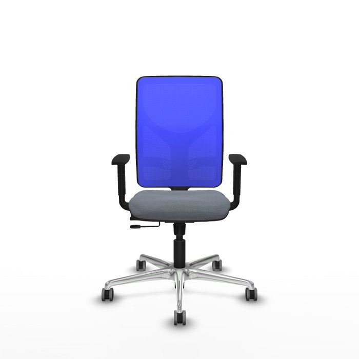 PIQUERAS Y CRESPO Silla de oficina Motilla Gris y Azul PIQUERAS Y CRESPO Silla de oficina Motilla Gris y Azul