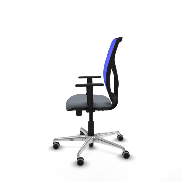 PIQUERAS Y CRESPO Silla de oficina Motilla Gris y Azul PIQUERAS Y CRESPO Silla de oficina Motilla Gris y Azul