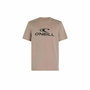 Camiseta de Manga Corta Hombre O'Neill Logo Marrón claro