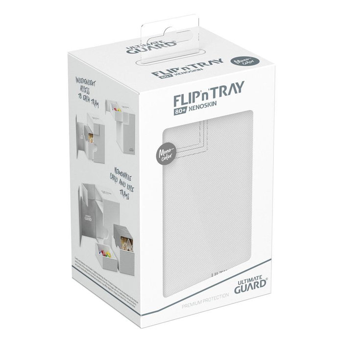 Ultimate Guard Flip'n'Tray 80+ Xenoskin - White