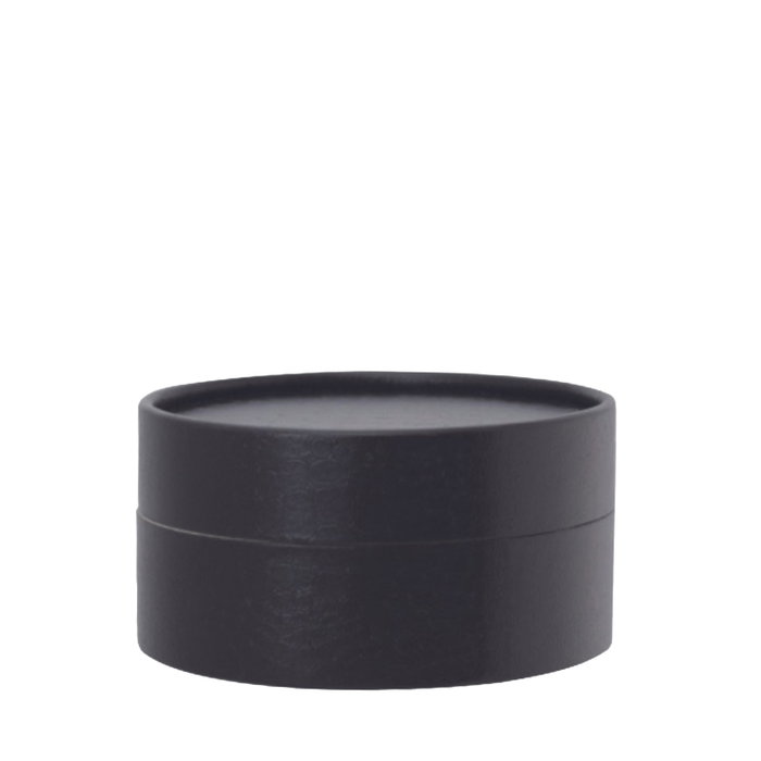Le Lu Caja Negro Cuero 10 cm diámetro x 5.5 cm alto 20 cl (Set de 10)
