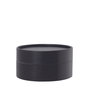 Le Lu Caja Negro Cuero 10 cm diámetro x 5.5 cm alto 20 cl (Set de 10)