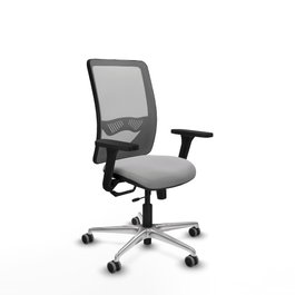 PIQUERAS Y CRESPO Silla de oficina Zulema Gris con Mecanismo Sincro/Traslack