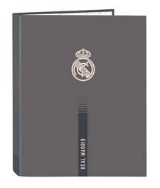 Carpeta de anillas Real Madrid C.F. Gris A4 26.5 x 33 x 4 cm