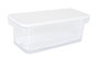 Inde Caja Multiusos Transparente con Escurridor, Organizador de Almacenamiento, Medidas 35x14.5x12.5 cm, Peso 3.72 kg (6 Unidades)