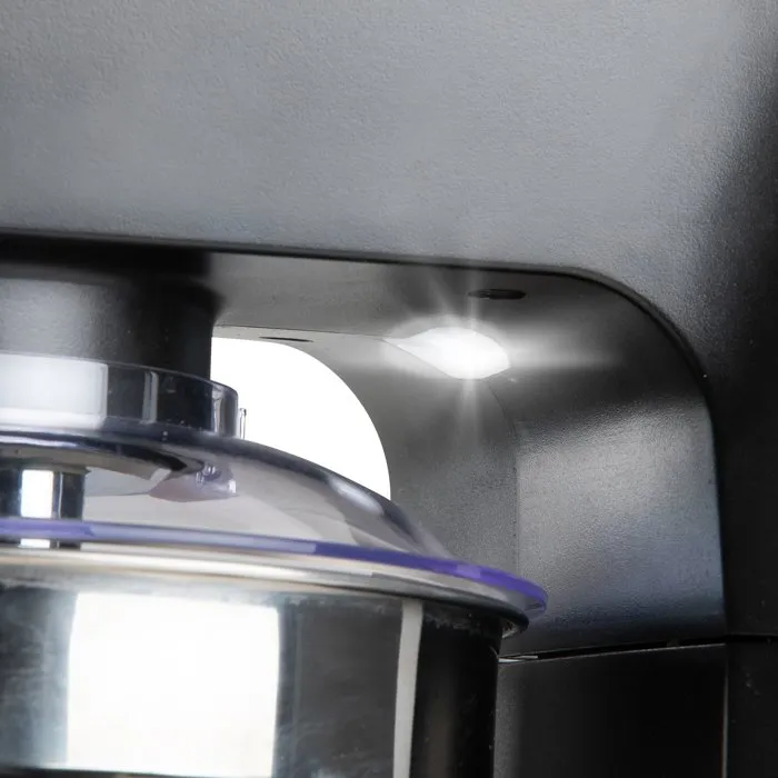 DOMO Batidora de Pie Multifunción 1200W 4,5L 8 Velocidades + Pulse Gris/Negro DOMO Batidora de Pie Multifunción 1200W 4,5L 8 Velocidades + Pulse Gris/Negro