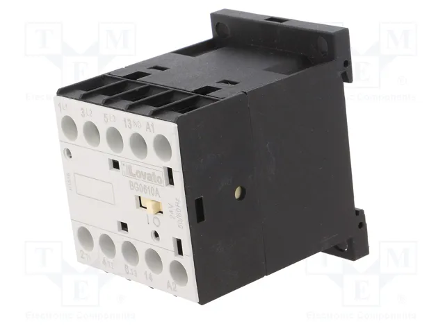 LOVATO ELECTRIC Contactor BG 3-polar 6A 24VAC