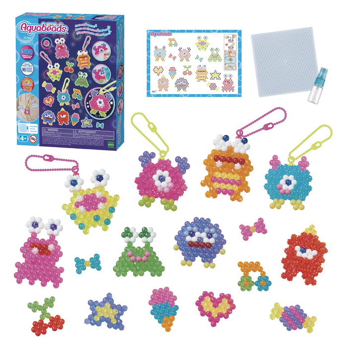 Aquabeads Set Monstruos Locos 35144 - Juego de 700 Cuentas para Manualidades, Creaciones y Llaveros Aquabeads Set Monstruos Locos 35144 - Juego de 700 Cuentas para Manualidades, Creaciones y Llaveros