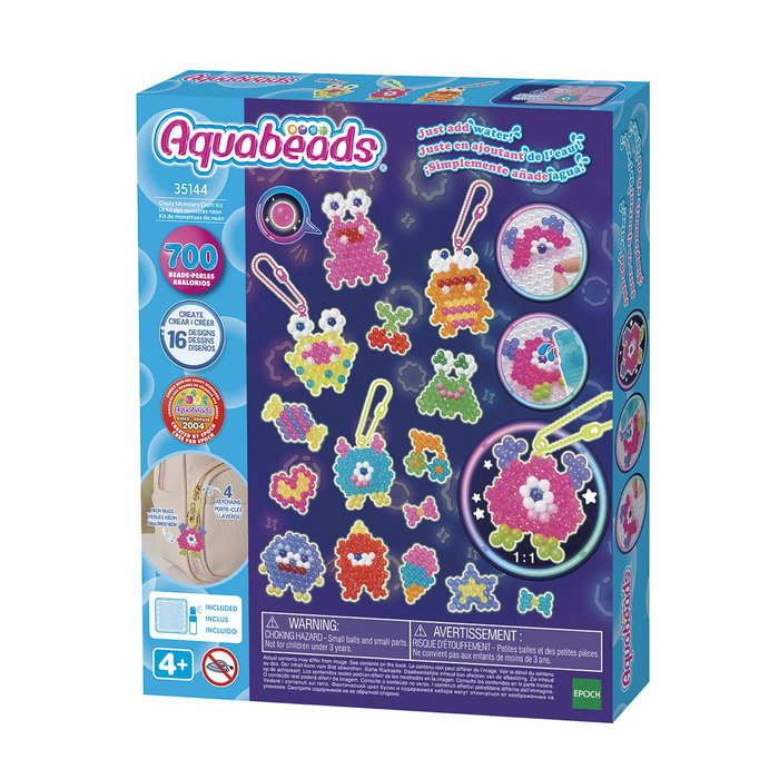 Aquabeads Set Monstruos Locos 35144 - Juego de 700 Cuentas para Manualidades, Creaciones y Llaveros Aquabeads Set Monstruos Locos 35144 - Juego de 700 Cuentas para Manualidades, Creaciones y Llaveros