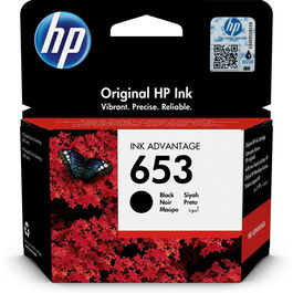 HP 3YM75AE Tinte Original 653 Negro