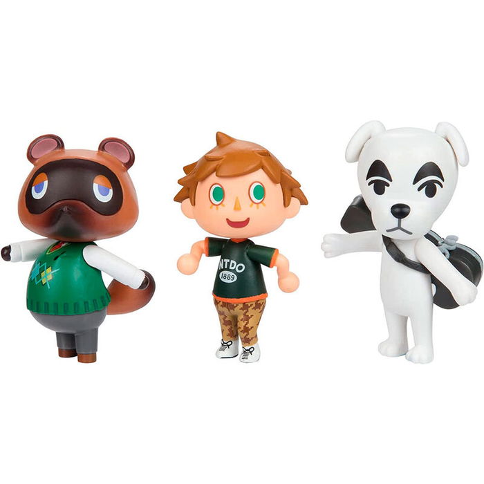 Jakks Pacific Blister 3 Figuras Animal Crossing 6cm