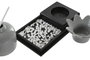 DKD Home Decor Set de Decoración Flor de Loto Mikado de 2 Piezas con Bandeja