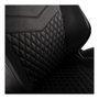 Noblechairs HERO Echtleder Gaming Stuhl - schwarz/schwarz