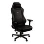 Noblechairs HERO Echtleder Gaming Stuhl - schwarz/schwarz