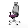 PIQUERAS Y CRESPO Silla de oficina Cilanco con mecanismo Sincro, Morado y Gris