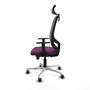 PIQUERAS Y CRESPO Silla de oficina Cilanco con mecanismo Sincro, Morado y Gris
