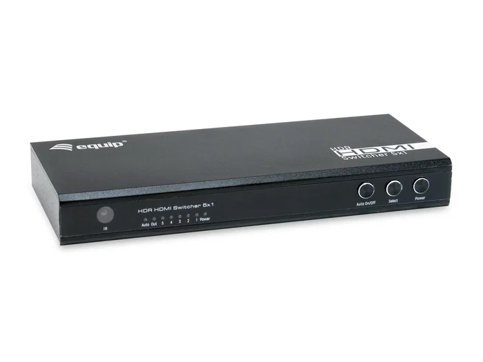 Equip Switch HDMI 2.0 5x1 4K 60Hz Negro Equip Switch HDMI 2.0 5x1 4K 60Hz Negro